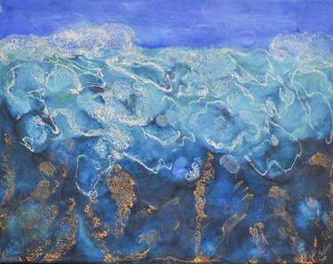 Print of Impressionism Seascape Paintings by Tera Fujan
