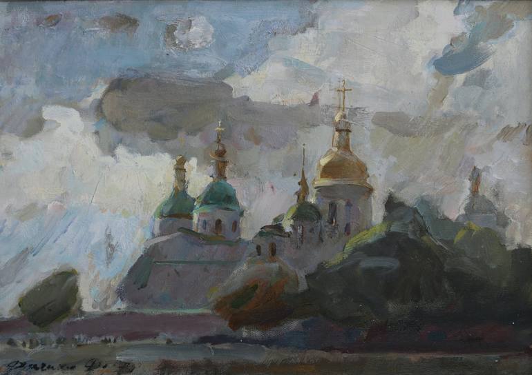 St. Sofia Painting by Dmytro Dotsenko | Saatchi Art