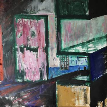 Original Abstract Expressionism Abstract Paintings by Rudolf Janák