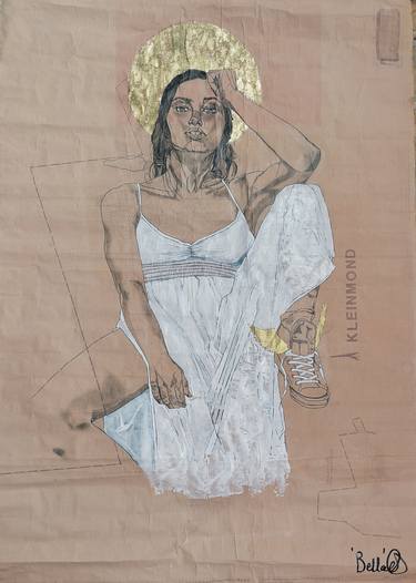 Original Contemporary Women Mixed Media by Bella Maree