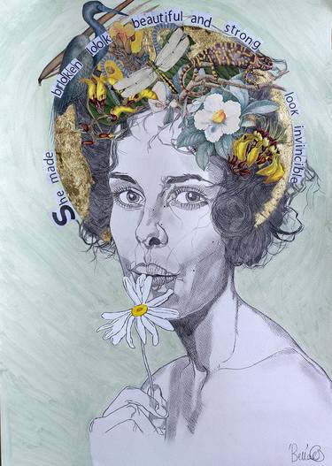 Original Women Mixed Media by Bella Maree