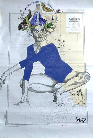 Original Illustration Women Mixed Media by Bella Maree