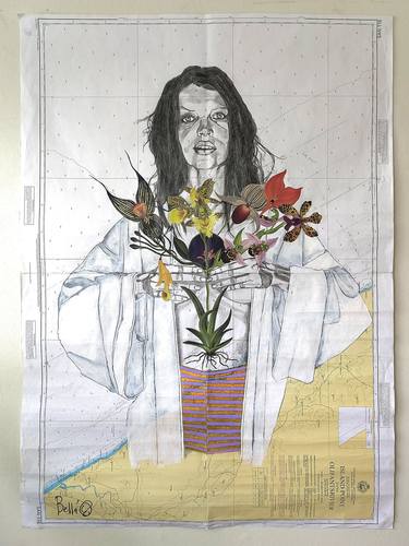 Original Illustration Women Mixed Media by Bella Maree