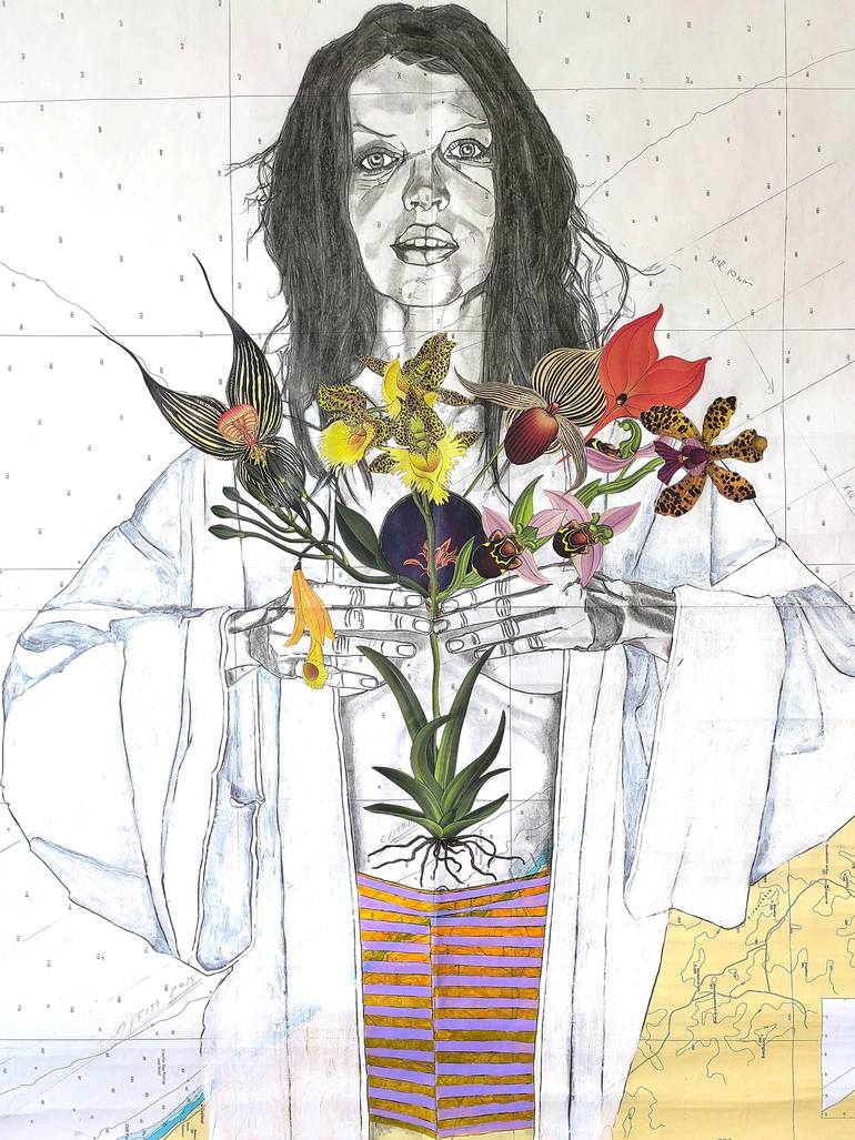 Original Illustration Women Mixed Media by Bella Maree