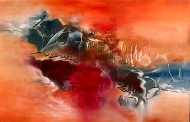 Original Abstract Expressionism Abstract Paintings by Gabriela Cabeza