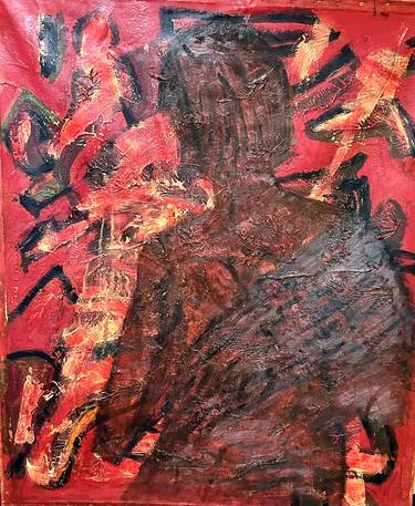 Original Abstract Expressionism Women Paintings by Karol Krocka