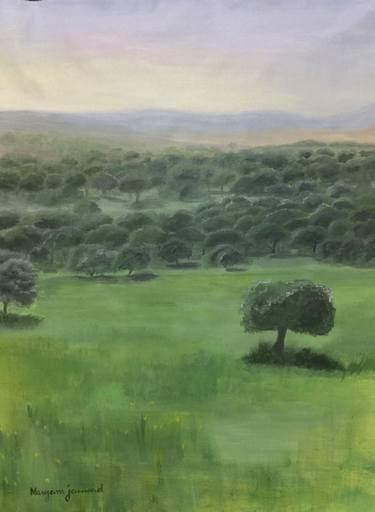 Original Fine Art Landscape Paintings by Maryam Jawwad