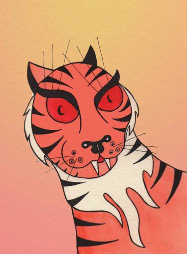 Portrait of a tiger thumb