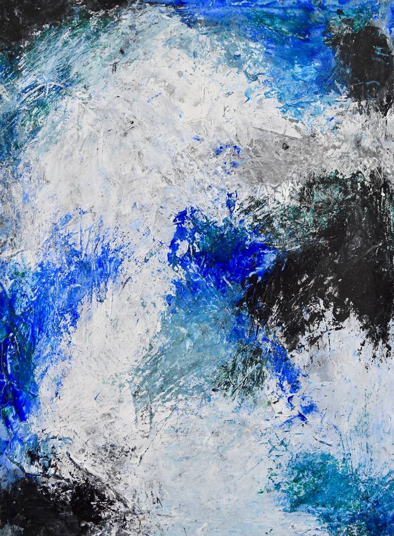Original Abstract Expressionism Abstract Painting by Ly Stine