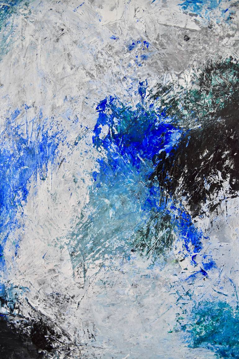 Original Abstract Expressionism Abstract Painting by Ly Stine