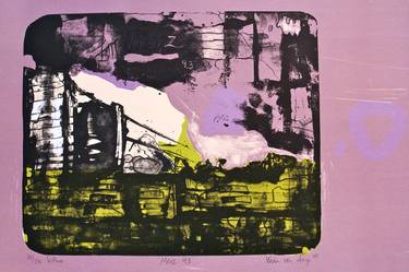 Print of Abstract Expressionism Landscape Printmaking by Kim von Arx