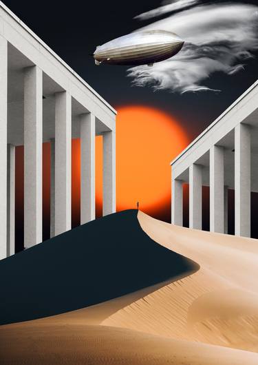 Original Conceptual Landscape Printmaking by Nico Maitrot