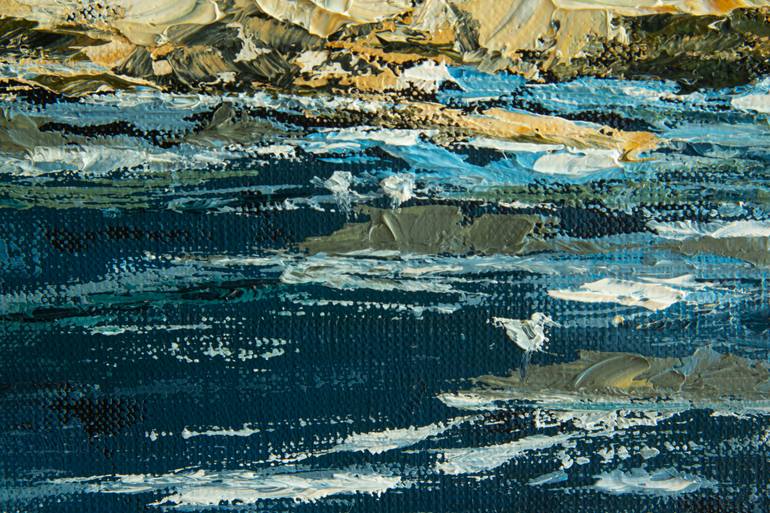 Original Abstract Expressionism Landscape Painting by Natalia Korneeva