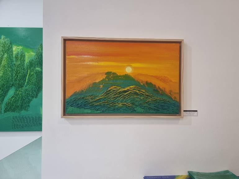 Original Abstract Landscape Painting by yeongok kim