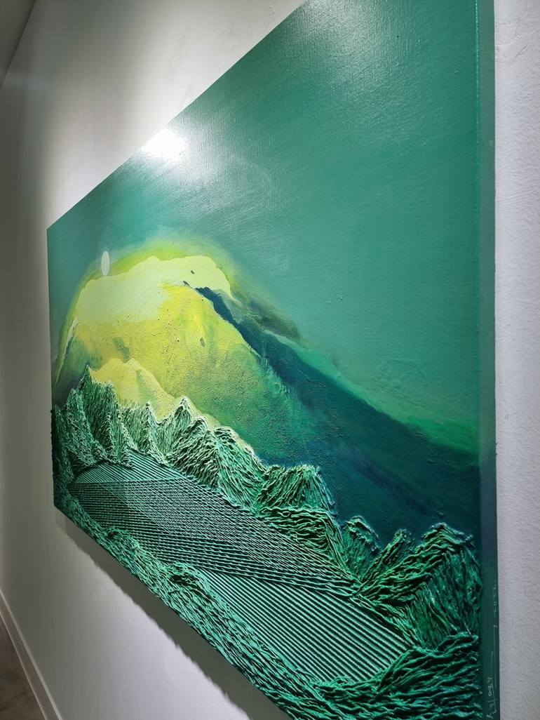 Original Abstract Landscape Painting by yeongok kim