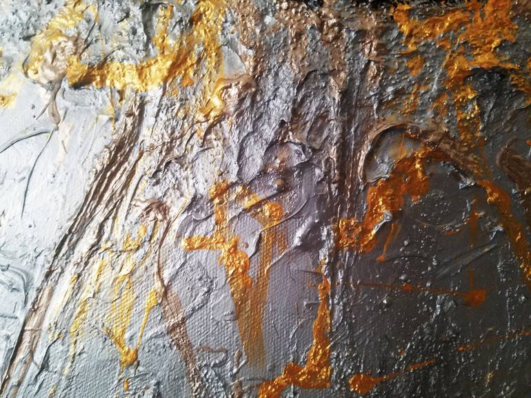 Original Abstract Expressionism Abstract Painting by Dave Holt