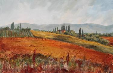 Original Fine Art Landscape Paintings by Anna Shesterikova