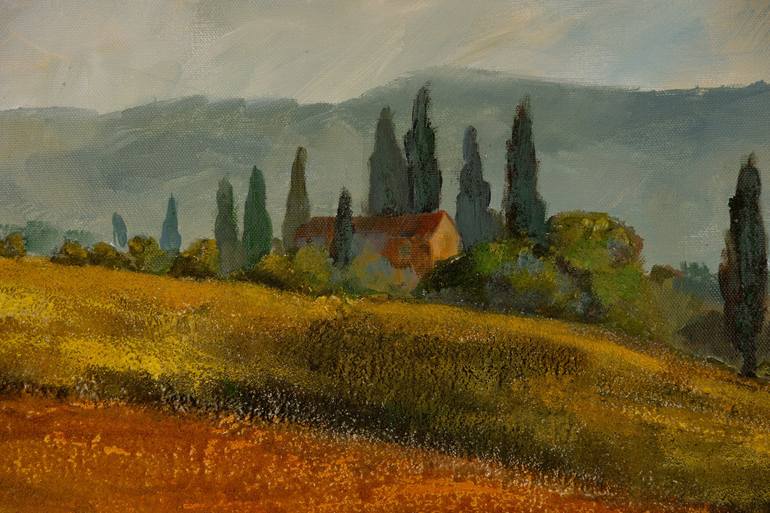 Original Fine Art Landscape Painting by Anna Shesterikova