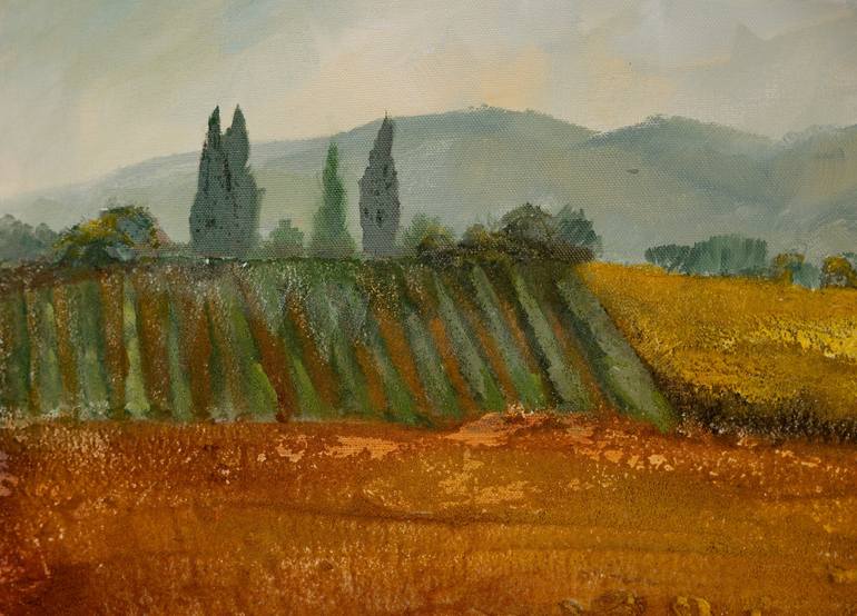 Original Fine Art Landscape Painting by Anna Shesterikova