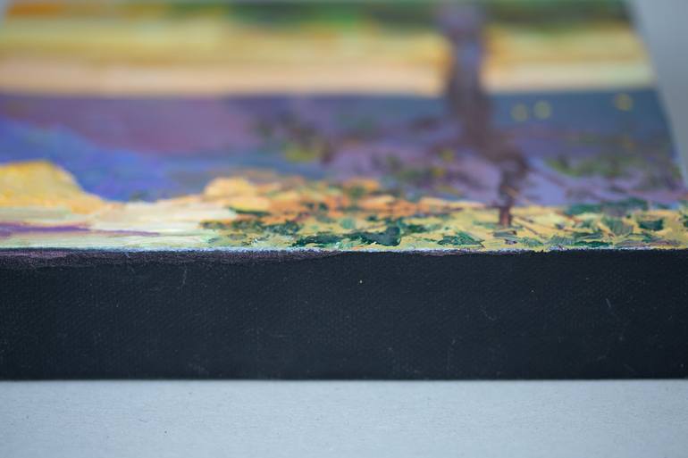 Original Impressionism Landscape Painting by Anna Shesterikova