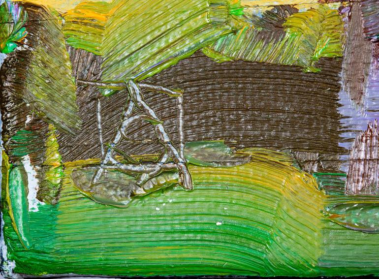 Original Impressionism Landscape Painting by Anna Shesterikova