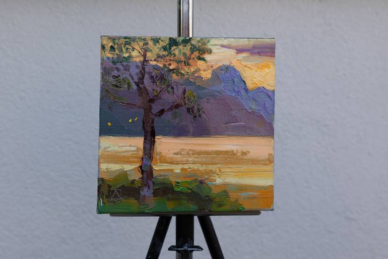 Original Impressionism Landscape Painting by Anna Shesterikova