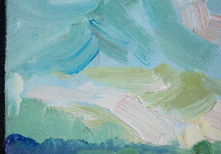 Original Impressionism Landscape Painting by Anna Shesterikova