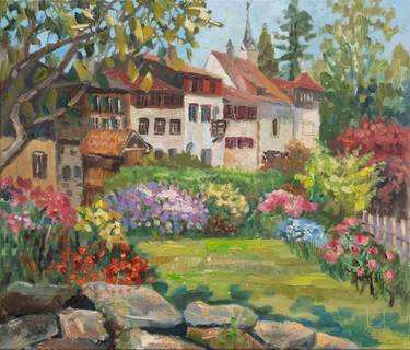 Original Impressionism Landscape Paintings by Anna Shesterikova