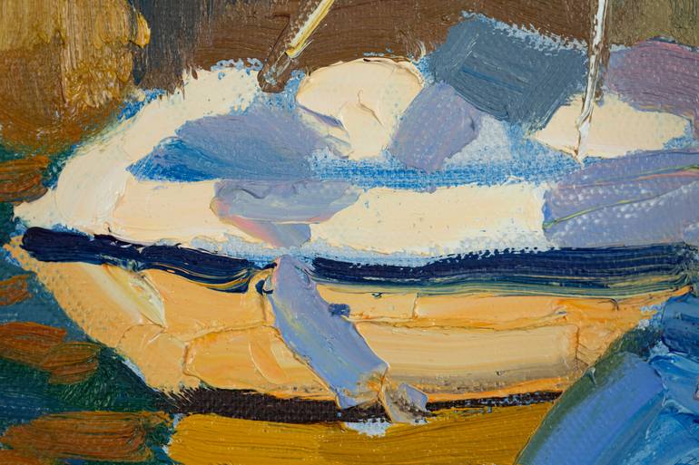 Original Impressionism Landscape Painting by Anna Shesterikova