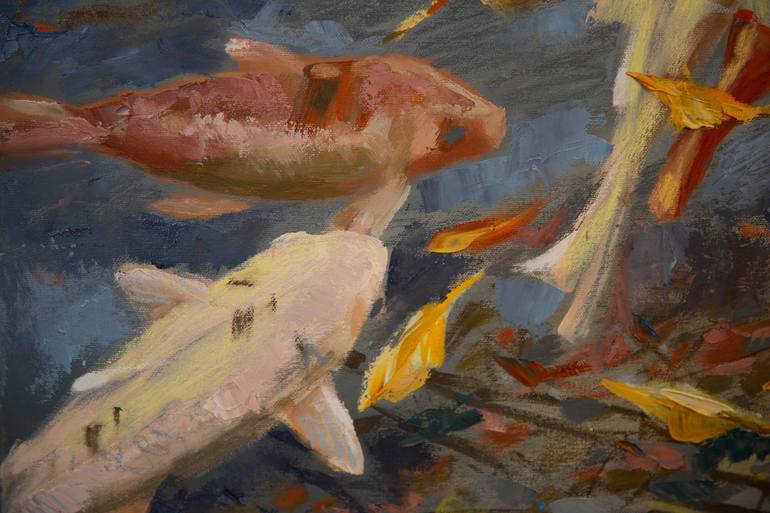 Original Fish Painting by Anna Shesterikova