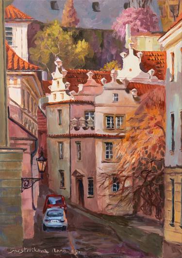 Original Impressionism Cities Paintings by Anna Shesterikova