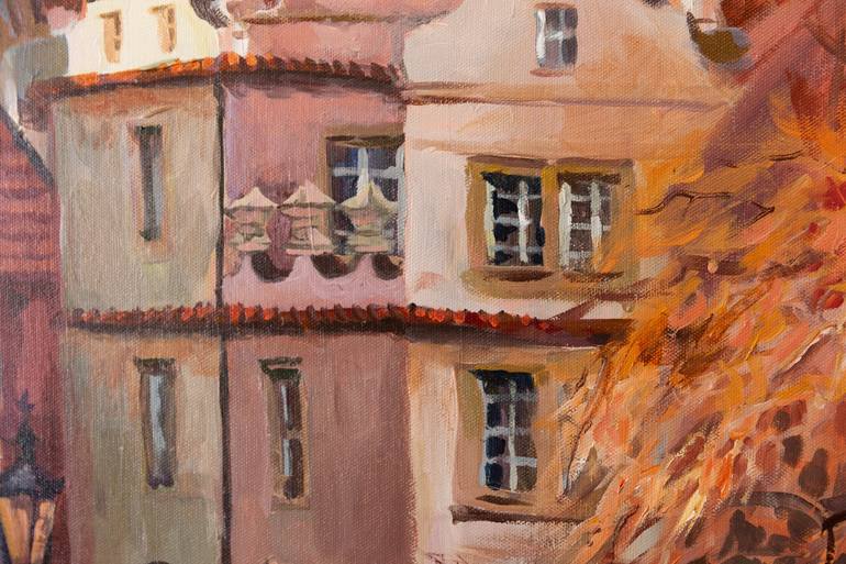 Original Impressionism Cities Painting by Anna Shesterikova