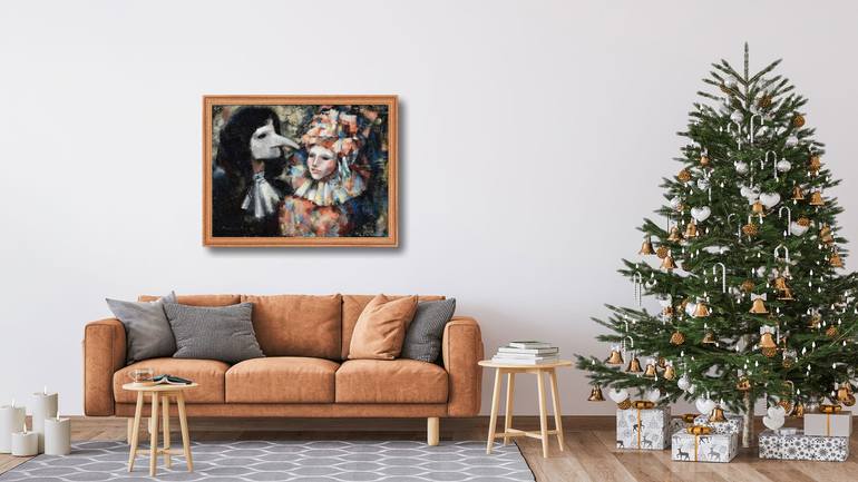 Original Figurative People Painting by Anna Shesterikova