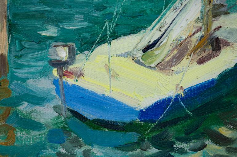 Original Impressionism Landscape Painting by Anna Shesterikova