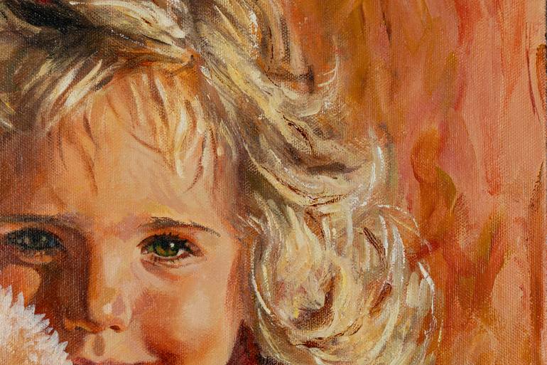 Original Figurative Family Painting by Anna Shesterikova