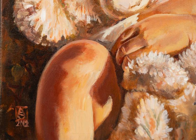 Original Figurative Family Painting by Anna Shesterikova