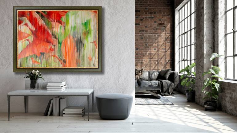 Original Figurative Animal Painting by Anna Shesterikova