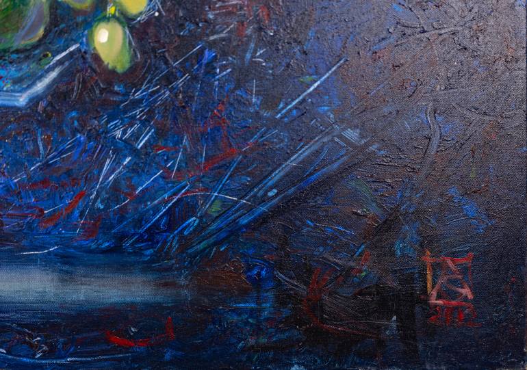 Original Post-impressionism Still Life Painting by Anna Shesterikova