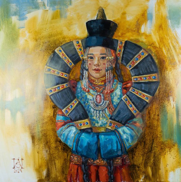 Original Abstract People Paintings by Anna Shesterikova