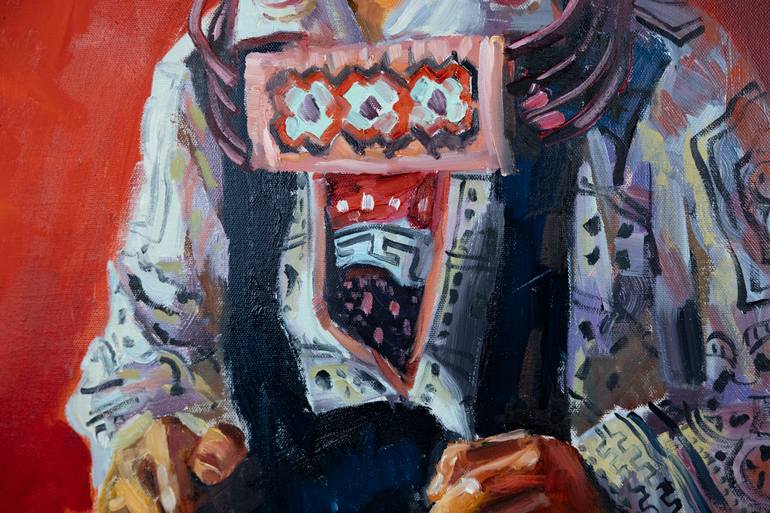 Original Impressionism People Painting by Anna Shesterikova