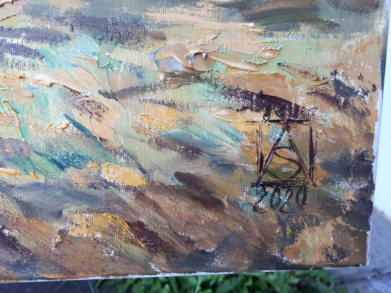 Original Impressionism Landscape Painting by Anna Shesterikova