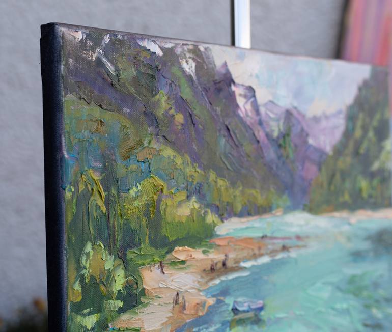 Original Impressionism Landscape Painting by Anna Shesterikova