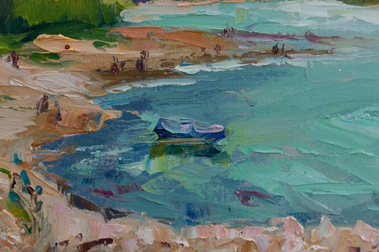 Original Impressionism Landscape Painting by Anna Shesterikova