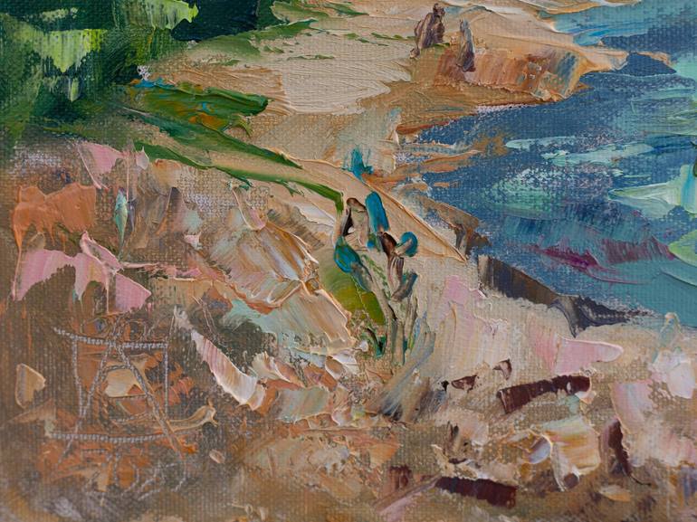 Original Impressionism Landscape Painting by Anna Shesterikova