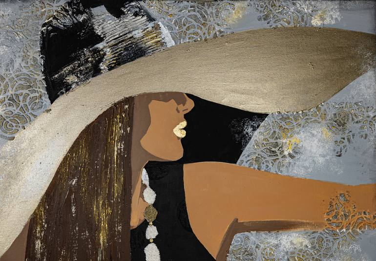Original Contemporary People Painting by Anna Shesterikova