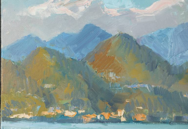 Original Impressionism Landscape Painting by Anna Shesterikova