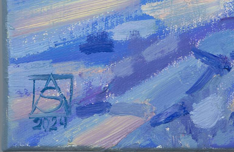Original Impressionism Landscape Painting by Anna Shesterikova