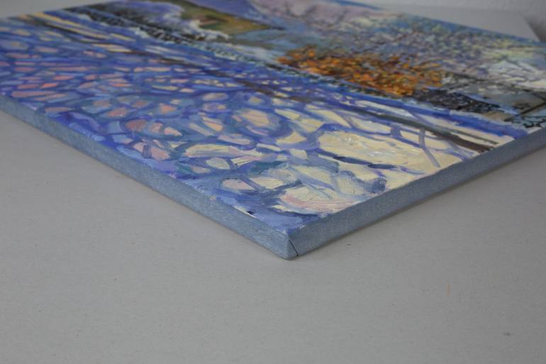 Original Impressionism Landscape Painting by Anna Shesterikova