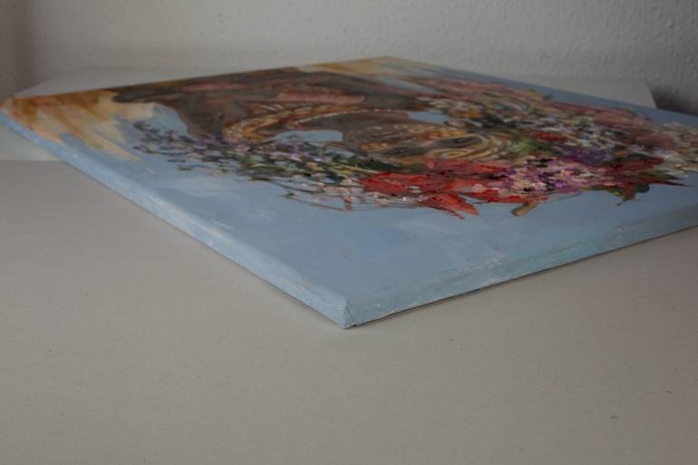 Original Impressionism People Painting by Anna Shesterikova