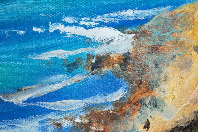 Original Post-impressionism Landscape Painting by Anna Shesterikova